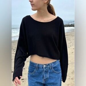 PacSun Brandy Melville Black Long Sleeve Top